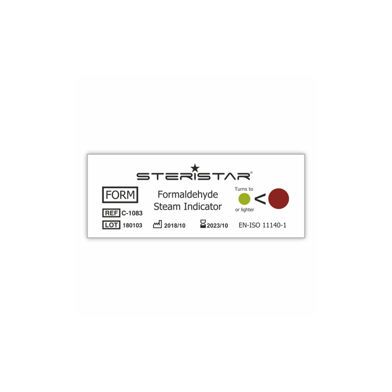 Test sterilizare abur formaldehida C-1083 Test sterilizare abur formaldehida C-1083
