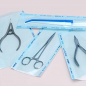 Pungi sterilizare diverse dimensiuni autoadezive cu indicatori abur si etilen-oxid, fara volum