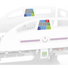 Pat de spital complet electric VISTA PRO, terapie intensiva, capacitate 300 kg