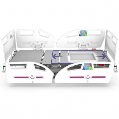 Pat de spital complet electric VISTA PRO, terapie intensiva, capacitate 300 kg