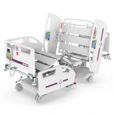 Pat de spital complet electric INVENT, terapie intensiva, capacitate 300 kg