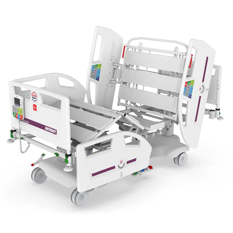 Pat de spital complet electric INVENT, terapie intensiva, capacitate 300 kg