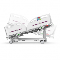 Pat de spital complet electric INVENT, terapie intensiva, capacitate 300 kg