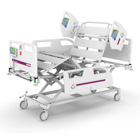 Pat de spital complet electric GENEO, terapie intensiva, capacitate 270 kg