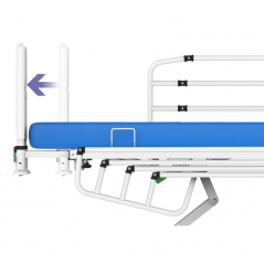 Pat de spital complet electric SUPERTA E, capacitate 250 kg