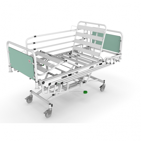 Pat de spital, hidraulic SUPERTA H PRO, pentru sectia de psihiatrie, capacitate 250 kg