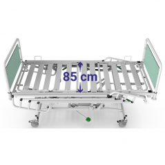 Pat de spital, hidraulic SUPERTA H PRO, pentru sectia de psihiatrie, capacitate 250 kg