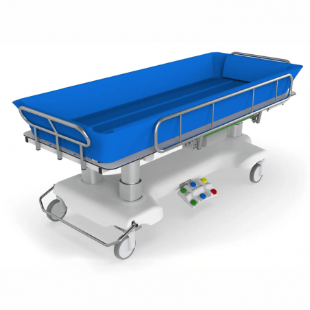 Targa electrica LUNA, brancarda echipata pentru baie sau dus pacienti, capacitate 250 kg