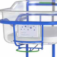 Cos pentru bebelusi BABY, carucior maternitate nou-nascuti, cu roti, capacitate 10 kg