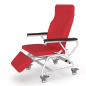 Scaun cardiac RESTINO, fotoliu medical mobil, actionare manuala, 3 sectiuni