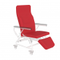 Scaun cardiac RESTINO, fotoliu medical mobil, actionare manuala, 3 sectiuni