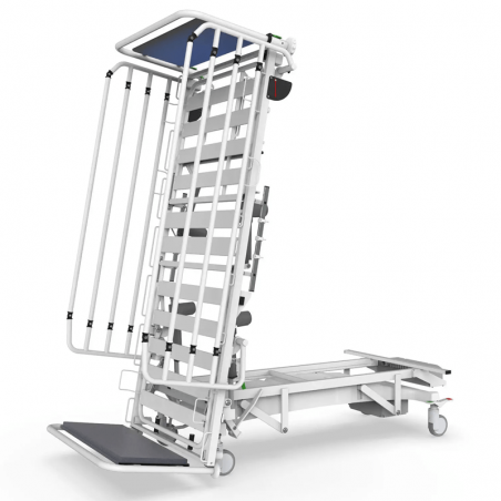 Pat medical de spital, electric VERTICO, cu verticalizare, pentru transport pacienti, capacitate 200 kg