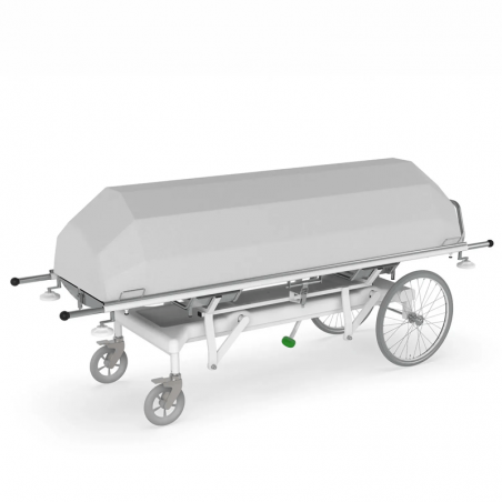 Targa medicala funerara CHARON, pentru transport decedati, actionare manuala, inaltime reglabila, capacitate 230 kg