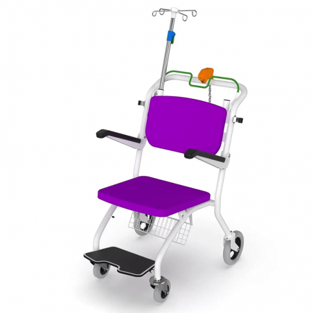 Carucior medical pentru transport pacienti SHORTY, pliabil, ergonomic, capacitate 200 kg