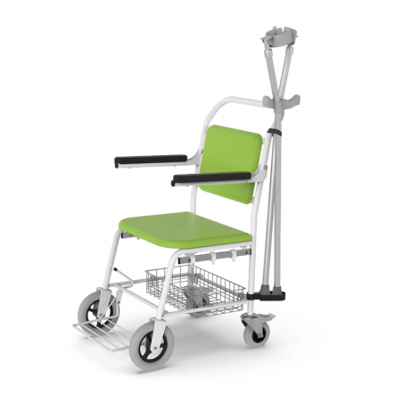 Carucior medical pentru transport pacienti E-MO, pliabil, ergonomic, capacitate 200 kg