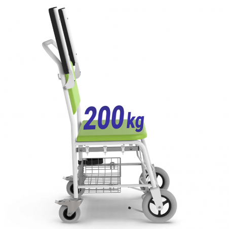 Carucior medical pentru transport pacienti E-MO, pliabil, ergonomic, capacitate 200 kg