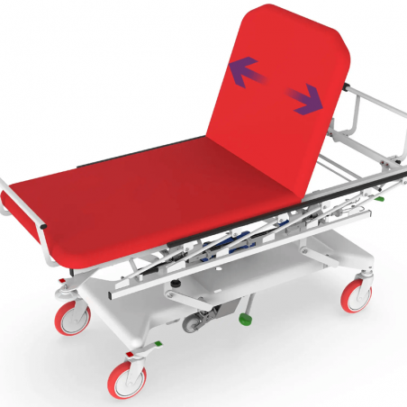 Targa bariatrica de transport si transfer pacienti TAURUS, cu arc pneumatic, inaltime reglabila, capacitate 320 kg