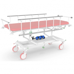 Targa hidraulica de transport si transfer pacienti URGENT, inaltime reglabila, capacitate 230 kg