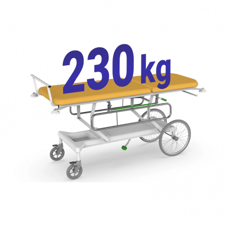 Targa hidraulica de transport si transfer pacienti imobilizati PRESTO, inaltime reglabila, capacitate 230 kg