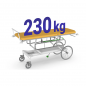 Targa hidraulica de transport si transfer pacienti imobilizati PRESTO, inaltime reglabila, capacitate 230 kg