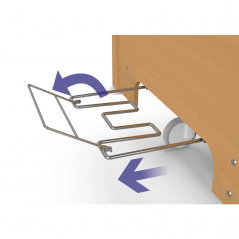 Pat de spital pentru ingrijire medicala DOMEO-E, electric, trendelenburg, inaltime reglabila, capacitate 250 kg