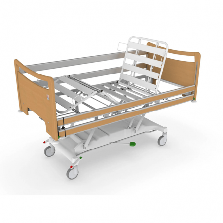 Pat de spital pentru ingrijire medicala DOMEO-H, hidraulic, trendelenburg, inaltime reglabila, capacitate 250 kg