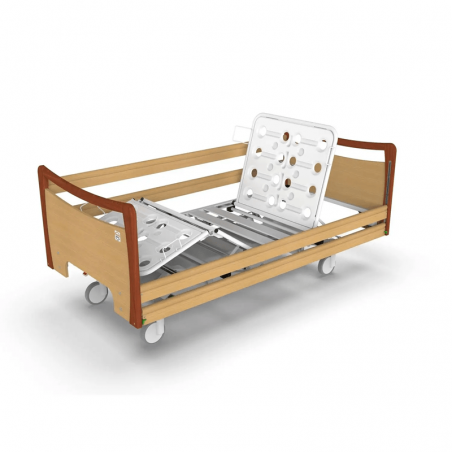 Pat de spital pentru ingrijire medicala DOMEO-H, hidraulic, trendelenburg, inaltime reglabila, capacitate 250 kg