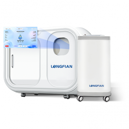 Terapie HBOT cu oxigen hiperbaric, echipament medical complet