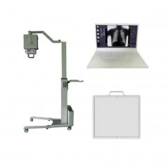 Unitate mobila digitala de radiologie cu raze X QMDR-80 – 8 kW, pentru spitale, clinici si cabinete medicale