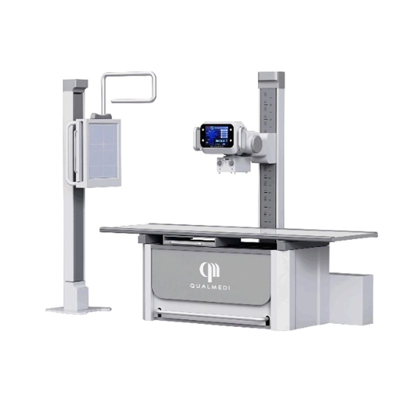 Aparat de radiologie digitala QMDR-8000 – 80 kW, montaj pe podea, pentru spitale si clinici