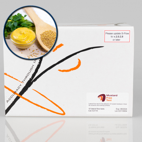 Kit Test Rapid Mustar – Detectare Alergeni Reziduuri Proteine Alimentare