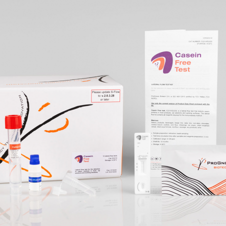 Kit Test Rapid Cazeină – Detectare Alergeni Reziduuri Proteine Alimentare