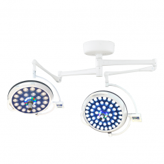 Lampă chirurgicală LED dublă cu prindere pe tavan – model E700/500 CREE