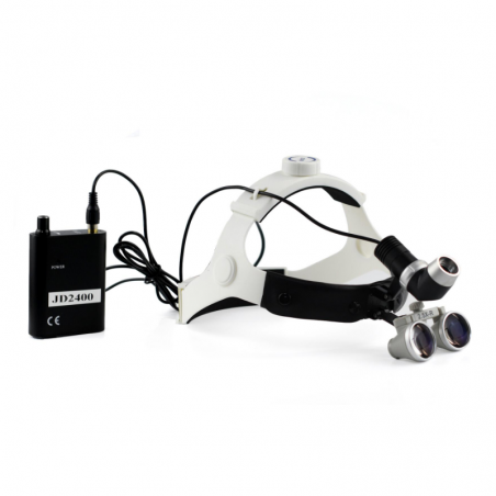 Lupă binoculară cu iluminare LED pentru proceduri medicale