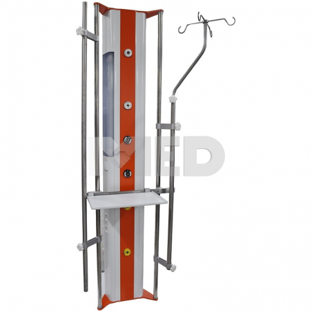 Consolă medicală verticală pentru camere de pacient