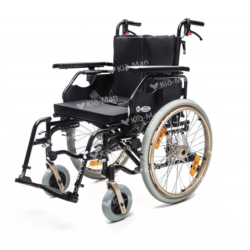 Scaun cu rotile Light Alloy LIGHTMAN COMFORT PLUS XL – Multifunctional si confortabil