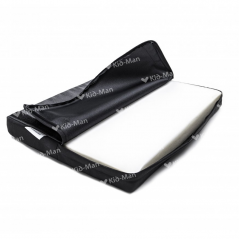 Perna ergonomica din spuma pentru scaun cu rotile cu husa 3D