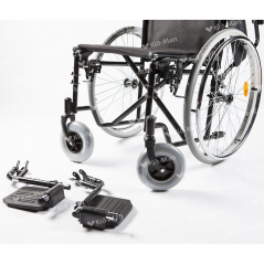 Scaun cu rotile Standard STEELMAN START – Ideal pentru uz zilnic