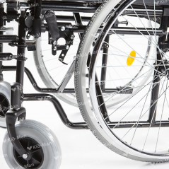 Scaun cu rotile Standard STEELMAN START – Ideal pentru uz zilnic