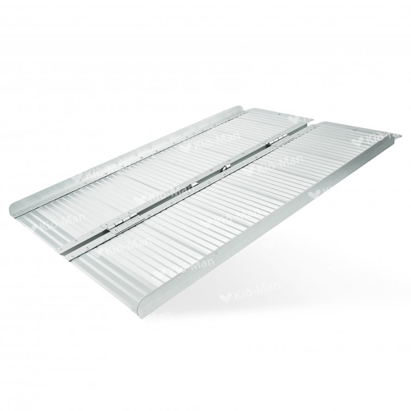 Rampă Portabilă din Aluminiu (150 cm) pentru Scaun cu Rotile