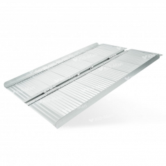Rampă Portabilă din Aluminiu (180 cm) pentru Scaun cu Rotile