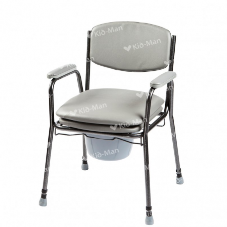 Scaun de toaleta cu sezut moale, stabil si durabil