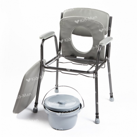 Scaun de toaleta cu sezut moale, stabil si durabil