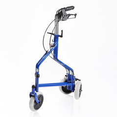 Cadru de mers ergonomic 3 roți cu geantă pentru cumpărături