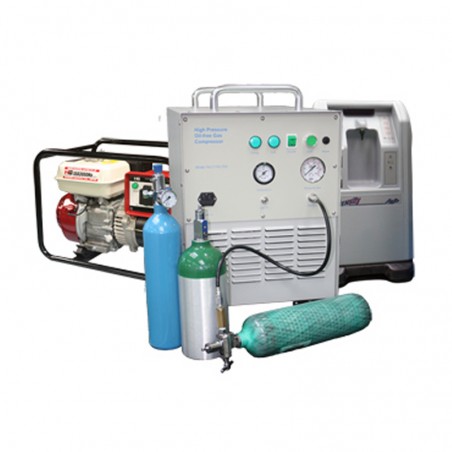 Statie portabila de inalta presiune 2000 PSI pentru oxigen